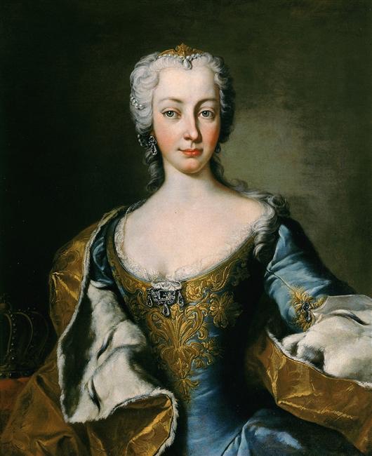 Budoucí císařovna Marie Terezie před rokem 1740