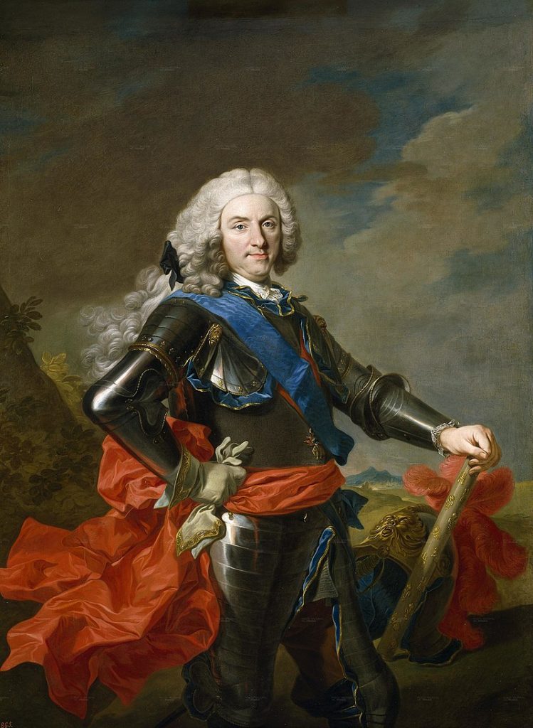 Vnuk Ludvíka XIV. Filip z Anjou a pozdější král Filip V. Španělský