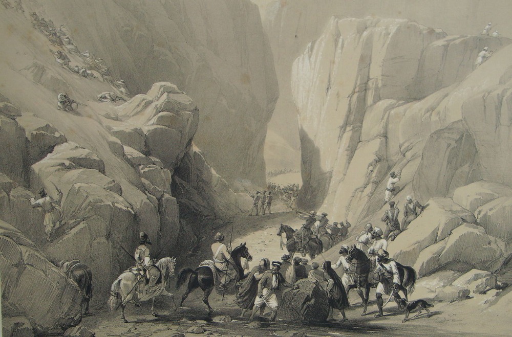 Boj o průsmyk během britského pochodu na Kábul roku 1839