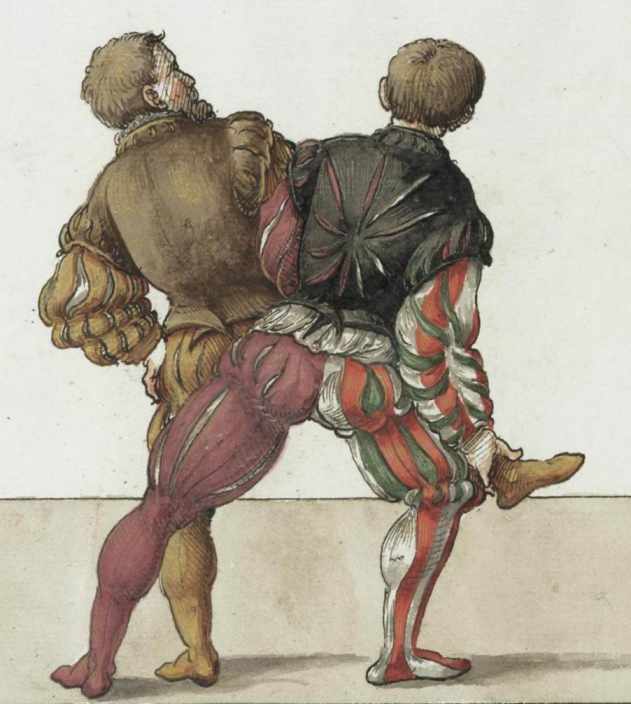 6. Trhnutí. Ukázka z knihy Fabiana von Auerswald v pozdějším opise od Pauluse Hectora Maira z roku 1548.