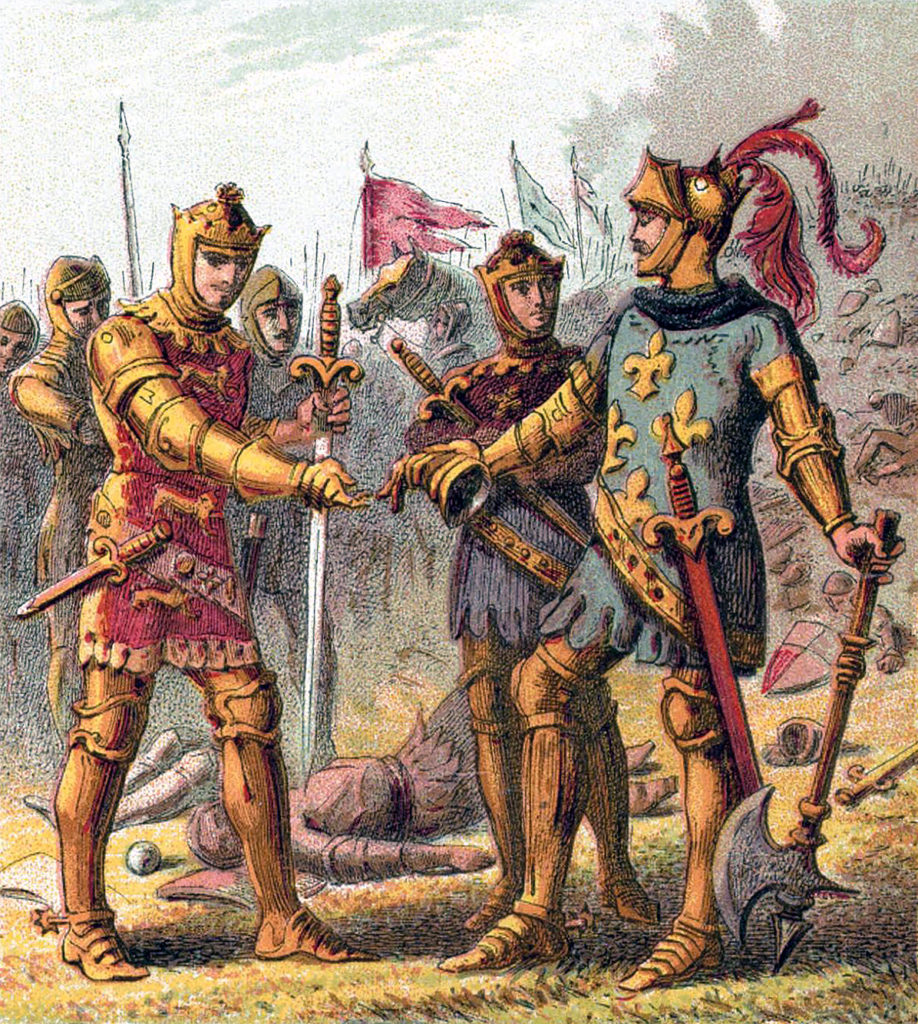 Velkolepé zajetí francouzského krále Jana II. u Poitiers (1356)